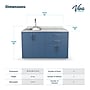 Viva Comfort 36.32'' H x 48" L Medical Cabinet with Left Sink, 4-Doors, 2-Drawers, Blueberry (902BASE48LSBL)~#|#~26A3B98E-2C98-4A94-8709F28AC8762847_sc7