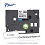 Brother P-touch Flexible ID Laminated Label Tape, ~3/4" x 26.2', Black on White (TZeFX241)~#|#~26A6FCAE-707C-4DCB-9F1E957C27B04E73_sc7
