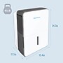 Keystone Energy Star 35-Pint Portable Dehumidifier, Covers up to 3,000 sq. ft., White (KSTAD354F)~#|#~26A9E171-A0BF-4235-ADBF1BD51FF4E853_sc7