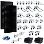 Triton Products LocBoard Pegboards with 30 pc. LocHook Assortment and Hanging Bin System (LB18-BKKit)~#|#~26AF03E5-AB1F-4027-9D7575D8AFF379EC_sc7
