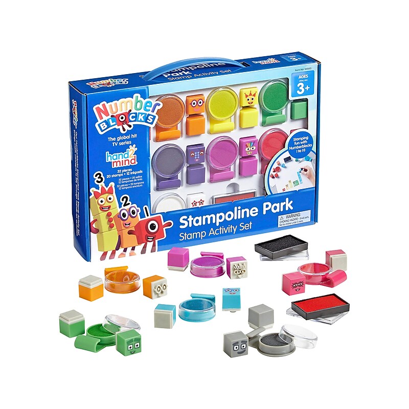 hand2mind Numberblocks Stampoline Park Activity Set (94563) image 1