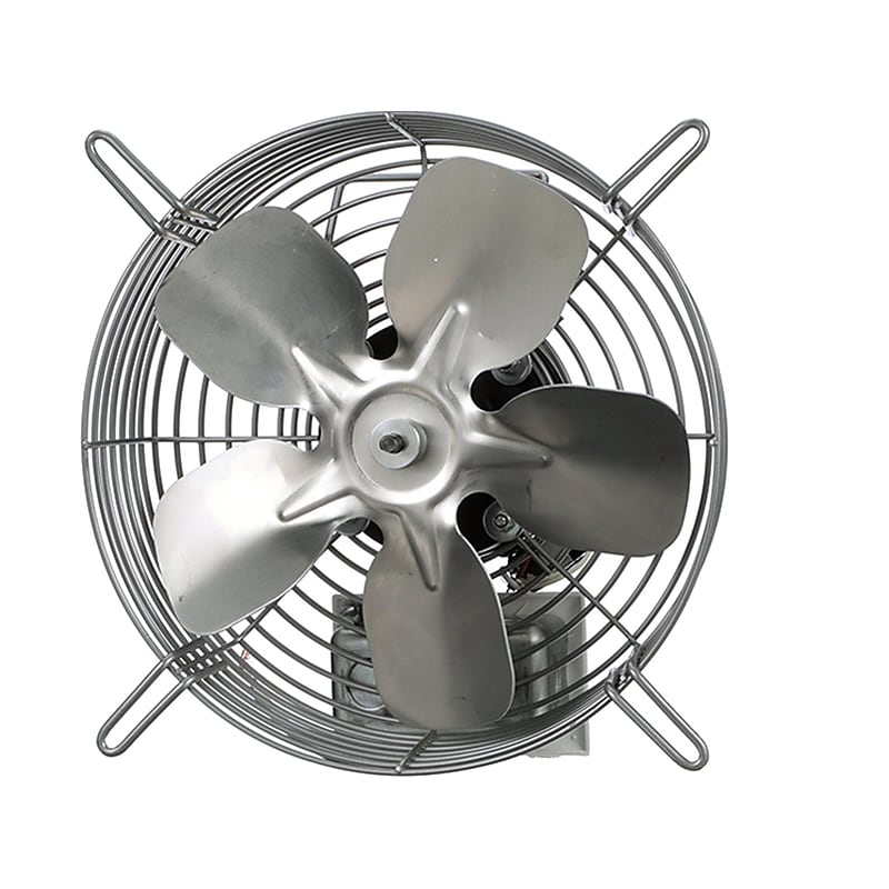 TPI Corporation CE-D 10" Wall Fan, 3-Speed, Galvanized Gray (08689502) image 1