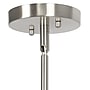 Lalia Home 1-Light 9.25" Farmhouse Hanging Cylindrical Clear Glass LED Pendant Fixture, Brushed Nickel (LHP-3002-BN)~#|#~26B6AB43-58D0-4192-8E8602A8124EE804_sc7