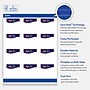 Avery Silver-Snowflakes Matte Blank Card, White, 120/Pack (S00-FK3)~#|#~26C25AFE-0BF9-42D3-BF0AF45A3EB3C0D5_sc7