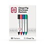 TRU RED™ Tank Dry Erase Markers, Chisel Tip, Assorted, 12/Pack (TR61454)~#|#~26C30CBA-4613-4E4D-B79766983053A407_sc7