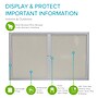Ghent Vinyl Enclosed Bulletin Board, Aluminum Frame, 4' x 3' (PA23648VX-185)~#|#~26C780E7-7DD8-424E-9B79FC1C6B94AD04_sc7