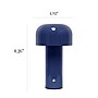 Simple Designs Mushroom Magic LED Table Lamp, Blue (LD1070-BLU)~#|#~26CB55C0-2811-43FB-B4EC5A3325683588_sc7