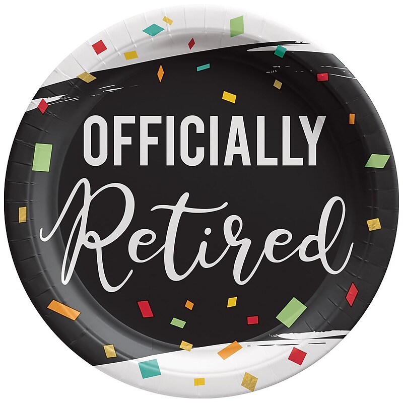 Party City Officially Retired 7" Paper Plates, Multicolored, 8 Plates/Pack (AM540043-ST) image 1