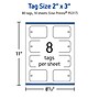 Avery 2" x 3"  Blank Price & Merchandise Tags, White, 80/Carton (95317-GWT10)~#|#~26DDC6BE-0B3D-4AD4-A88B11DDADC4E0C4_sc7