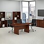 Bush Business Furniture 72W x 36D Boat Shaped Conference Table with Wood Base, Hansen Cherry (99TB7236HC)~#|#~26DE6776-E220-476C-8FE6FDE3B837A6F2_sc7