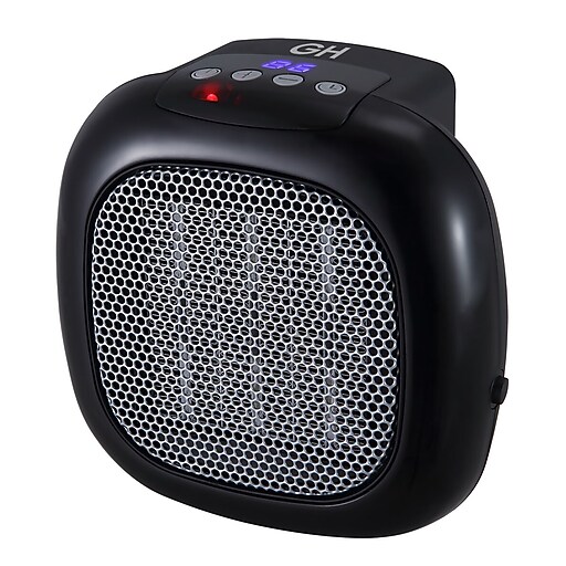 Good Housekeeping, Portable, Ceramic Heater, Black (73038BK) Staples