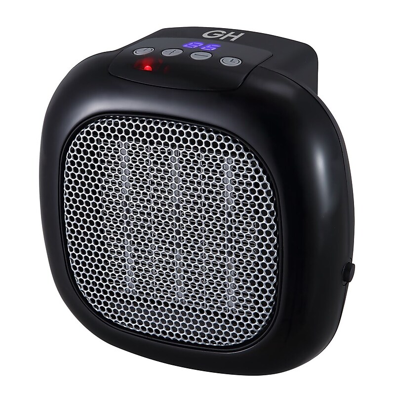 Good Housekeeping, Portable, Ceramic Heater, Black (73038-BK) image 1
