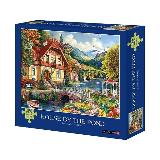 Willow Creek House By The Pond 1000Piece Jigsaw Puzzle (48710) Staples