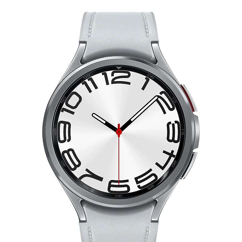 Samsung Galaxy Watch6 Classic Smart Watch, 47mm, Silver (SM-R965UZSAXAA) image 1