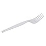 Dixie Plastic Fork, Heavy-Weight, White, 1000/Carton (FH217)~#|#~26ED4663-EA00-4436-B6686EAF0051C9CA_sc7