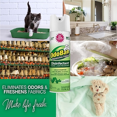 OdoBan Ready to Use Disinfectant Air Freshener & Deodorizer Spray - Thumbnail 3
