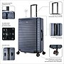 InUSA Deep 28" Hardside Suitcase, 4-Wheeled Spinner, Blue (IUDEE00L-BLU)~#|#~26F188A8-1E8C-4463-98B5EFBD8C4B7194_sc7