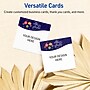 Avery Silver-Snowflakes Matte Blank Card, White, 120/Pack (S00-FK3)~#|#~26F36A1B-C389-4F68-9151D757DE1DB171_sc7