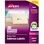 Avery Easy Peel Laser Address Labels, 1" x 2-5/8", Clear, 1,500 Labels/Box (5660)~#|#~26F50371-7E86-4849-8EB193D61F0624B6_sc7