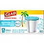 Glad 4 Gallon Drawstring Kitchen Trash Bags, Febreze Freshness Beachside Breeze Scent, Blue, 80/Box (79155)~#|#~26F8B731-6E4F-45E4-8AA9781F6CF49BDF_sc7