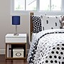 Simple Designs 19.5" LED Table Lamp, Brushed Steel/Navy Blue Shade (LT2024-NAV-CCLB)~#|#~27065321-C10B-4E13-B0FBE9963AA7D142_sc7