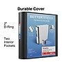 Staples Heavy Duty 2" 3-Ring Better Binder, D-Ring, Black (ST55871-CC)~#|#~2708AD27-03F2-4B5F-81229A826EF7A394_sc7
