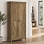 Bush Furniture Key West 66"H Storage Cabinet with 5 Shelves, Reclaimed Pine (KWS266RCP-03)~#|#~270D7534-1630-42A7-BD33E8106C972BB9_sc7