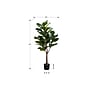 Monarch Specialties Inc. 47" Artificial Fiddle Tree in Pot (I 9515)~#|#~270DC36F-7BC9-48D5-B27B0C24FF3F376E_sc7