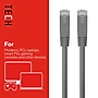 Staples TECH 14 ft. Cat 5E Ethernet Cable, Male to Male, Gray (ST62449)~#|#~270F5659-5BF2-409F-BD79620F90486AE2_sc7