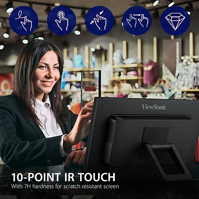ViewSonic TD2223 22" Touch Monitor - Thumbnail 4