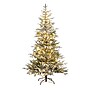 Nearly Natural 7-ft Pre-Lit Artificial Flocked Woodland Fir Christmas Tree with 200 Warm White LED Lights (T4793)~#|#~2711B989-A7F0-43AF-97C50BC4B3D02296_sc7