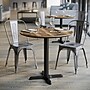 Flash Furniture TopGuard 31.25" Round Wood Dining Table with X-Base, Natural/Black Base (STRD31NATT2222)~#|#~27153772-5B8E-4FE0-9E3FE4B0914E8849_sc7