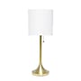 Creekwood Home Modern Glam 21.25" LED Table Lamp, Gold/White (CWT-1006-GW)~#|#~27155804-C8F0-4B0F-A5D7FEFD2014B620_sc7