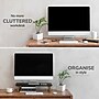 Anji Mountain Mango Wood & Metal Monitor Stand, Up to 32" Monitor, Black and Gold (MS-BLK-06GLD)~#|#~271F9F0D-86AF-4B1A-96DF2FA3DE1CD25F_sc7