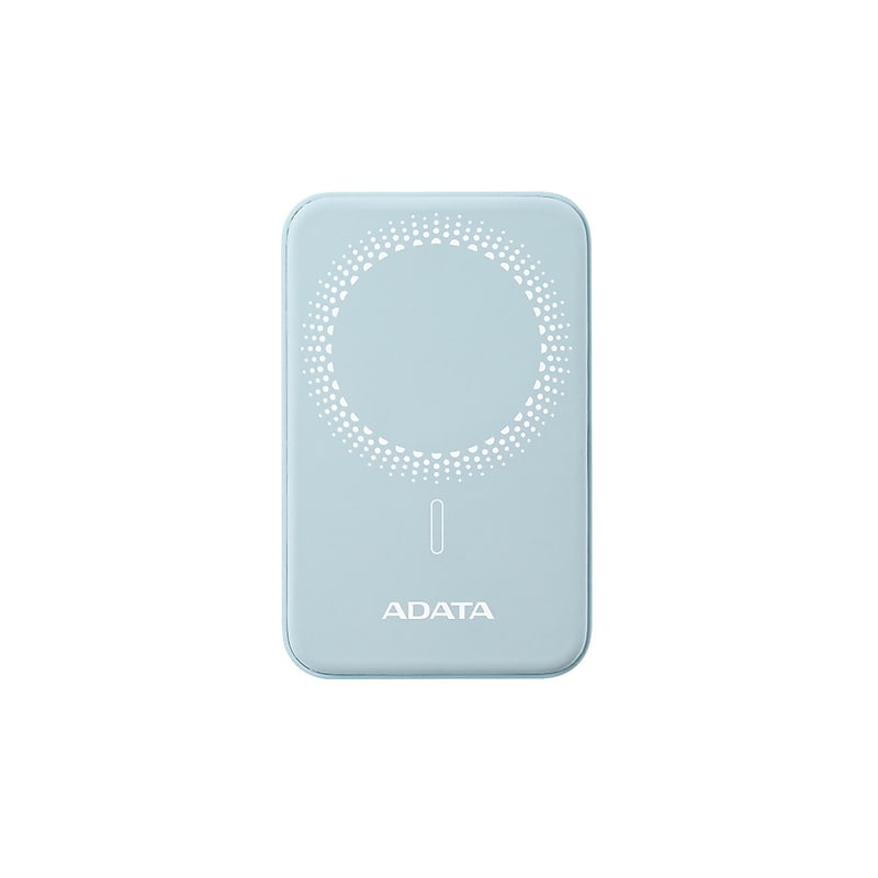 ADATA Magnetic Wireless Power Bank, 20W, 5000 mAh, Light Blue (PR050-11LB) image 1