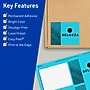 Avery Laser/Inkjet Multipurpose Rectangle Labels, 4.75" x 3.75", Bright Blue, 160/Pack (94254)~#|#~27249C43-4E80-4359-B148D6B76FD7FB6E_sc7