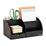 Mind Reader 7 Compartment Plastic Desk Organizer, Black (JOEANCH-BLK)~#|#~2724B2A9-2476-4DCE-A9CA48CEF4739743_sc7
