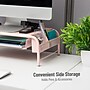Mind Reader Monitor Stand, Holds Up to 33 lbs., Pink (MESHMONSTA-PNK)~#|#~2725ABA3-63AB-4C7E-BD1576AA7324F883_sc7