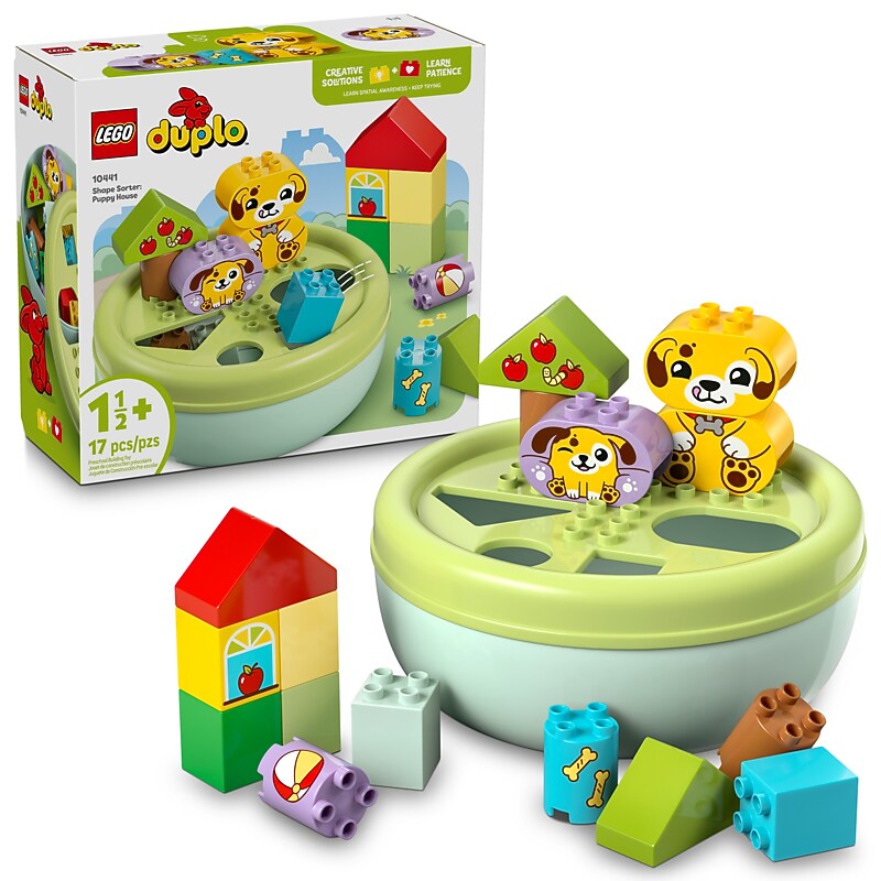 LEGO DUPLO Shape Sorter: Puppy House, 17 Pieces (10441) image 1