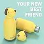 ASOBU Bestie Bottle Dog Stainless Steel Vacuum Insulated Water Bottle, 16 oz., Yellow (ADNASBV44DO)~#|#~2729C025-F422-4164-84F394DCAD9B00BB_sc7