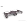 Boss Office Products Simple System 60"W L-Shaped Desk with Pedestal, Driftwood, 8/Set (SGSD027-201)~#|#~272BE358-DDC0-409D-82850253F5E21063_sc7