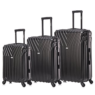 InUSA Endurance 3-Piece Hardside Spinner Luggage Set, TSA