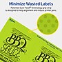 Avery Printable Rectangle Multipurpose Labels, 4.75" x 3.75", Bright Green, 40/Pack (94254)~#|#~27316CA2-E28F-4BC4-B03AB31503A0C1FC_sc7