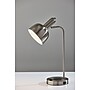 Adesso Rico Supercharger Incandescent Desk Lamp, 19"H, Brushed Steel (2609-22)~#|#~2731C0C8-0A55-4156-802A915C4FF4A2AF_sc7
