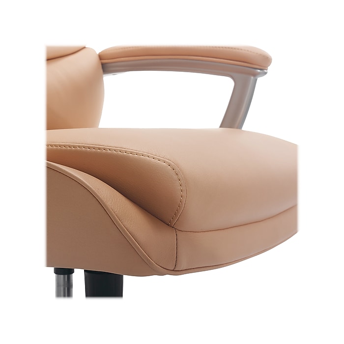 1534② INOUT Just Right Chair Leather Leather Swivel Chair - York Chestnut 4821-021 by Softline Leather