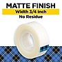 Scotch Wall-safe Invisible Clear Tape, 0.75" x 36 yds., 1" Core (811-341296)~#|#~27347789-042C-472C-8B26A51145480B1E_sc7