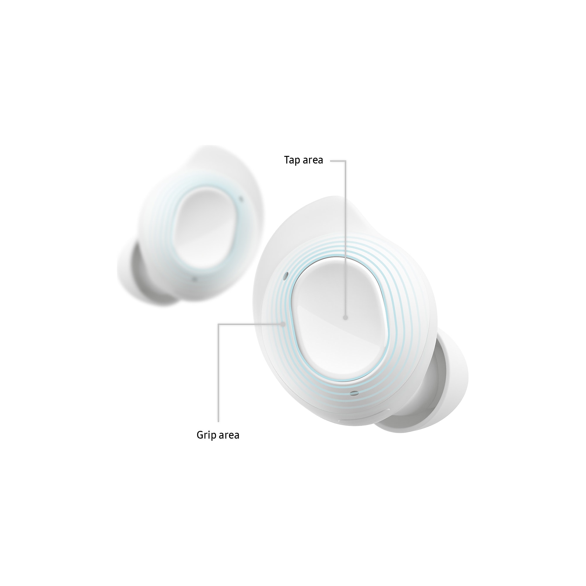 Samsung Galaxy Buds FE Wireless Active Noise Canceling Bluetooth Stereo Earbuds, White (SM-R400NZWAXAR) Sansujyuku sansujyuku.com