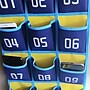 Kore Design Hanging Cell Phone Pocket Storage Classroom Organizer, 37.8" x 26.4", Blue/Yellow (KD-PS3614)~#|#~273809D2-D822-48CC-923078A102959902_sc7
