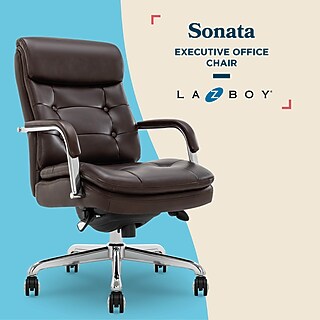 3点まとめ買い Lala 3 La-Z-Boy Symphony Ergonomic Bonded Leather Swivel Executive