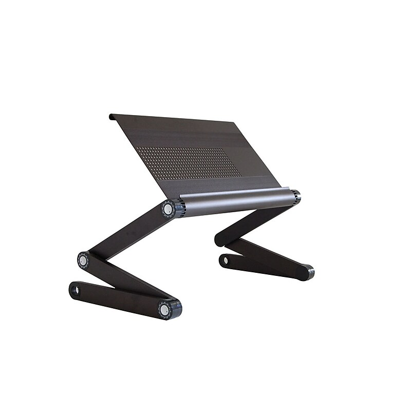Uncaged Ergonomics WorkEZ Cooling Laptop Lap Desk, Executive Black (WEEB) image 1